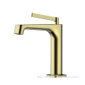 New Modern Bathroom Matt Black Brass Faucet